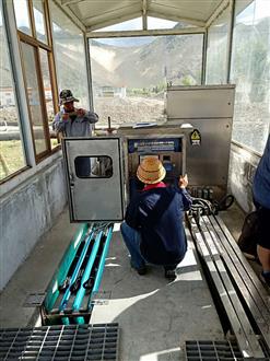 西藏拉萨某污水处理明渠式紫外线消毒器安装项目